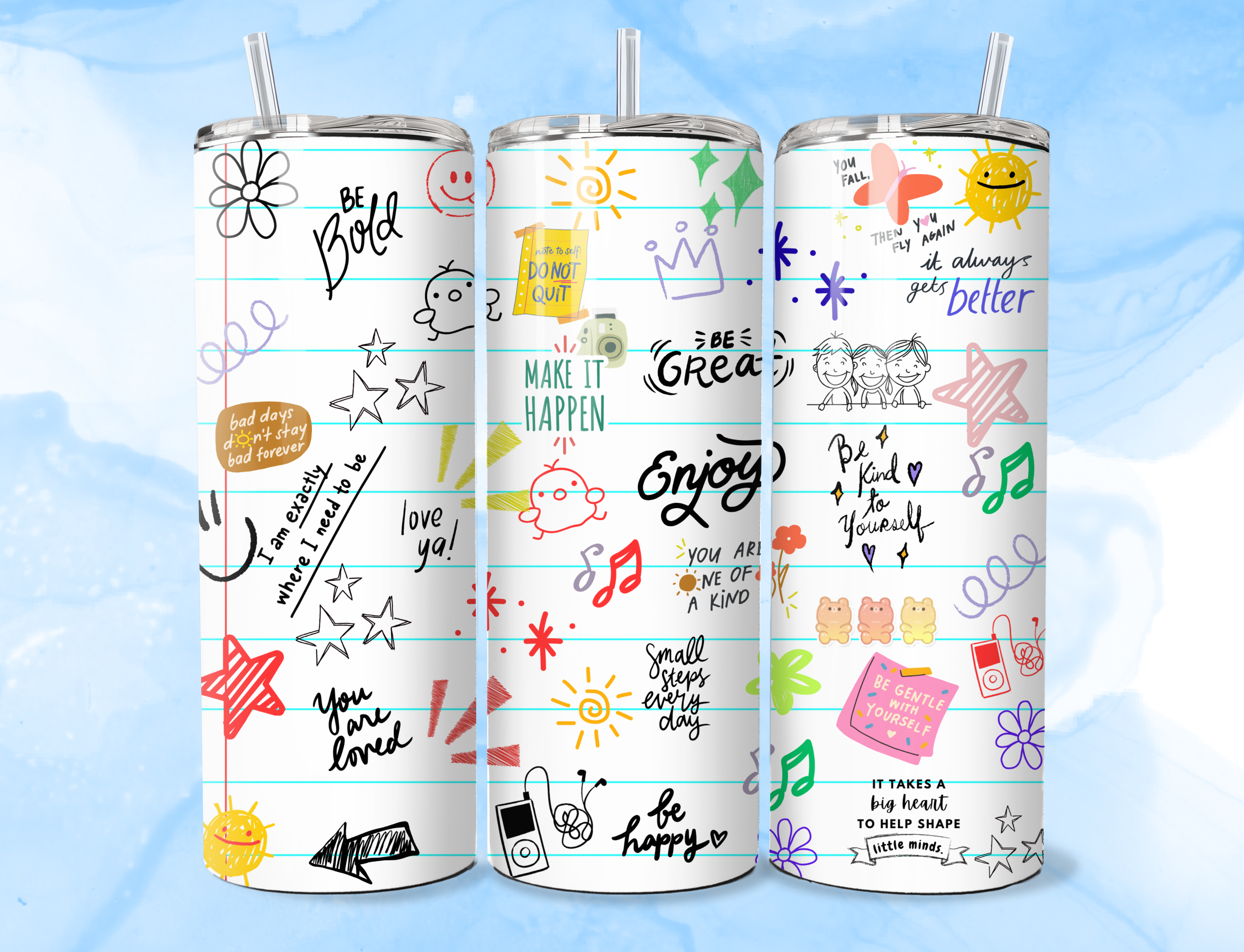 Motivate Personalized 20 oz tumbler